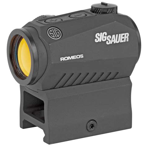 Sig Sauer Romeo5 Red Dot Sight 1x20mm Whigh Mount Harms Arms Supply