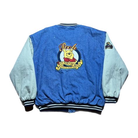 Vintage Xxxtentacion Winnie The Pooh Disney Denim Varsity Jacket Grailed