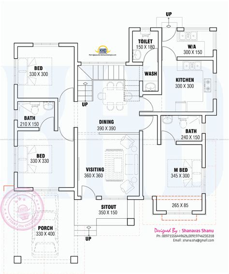 Small Single Floor House With Floor Plan Kerala Home Design And Floor