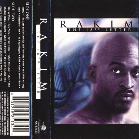 Rakim The 18th Letter 1997 Cassette Discogs