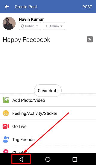 Facebook allows you to save and store one draft status update but it's not immediately clear where it is stored. How To's Wiki 88: How To View Drafts On Facebook Mobile App