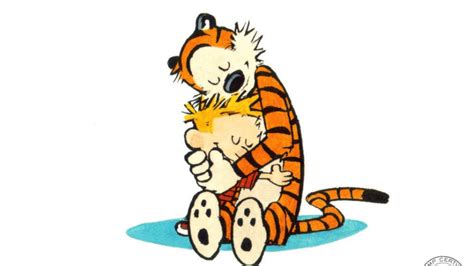 Calvin And Hobbes Hug Clip Art Library