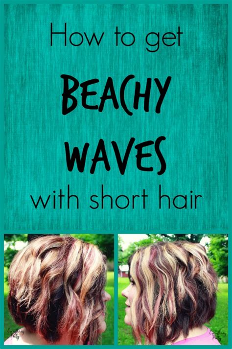 How to create waves in short hair. How to Get Beach Waves On Short Hair with TRESemmé ...