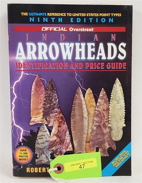 Bid Now Overstreet Indian Arrowheads Id And Price Guide January 6