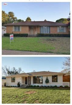 Front of the house, viewed from the street. Exterior Ranch House Colors Ranch Remodel On Pinterest ...