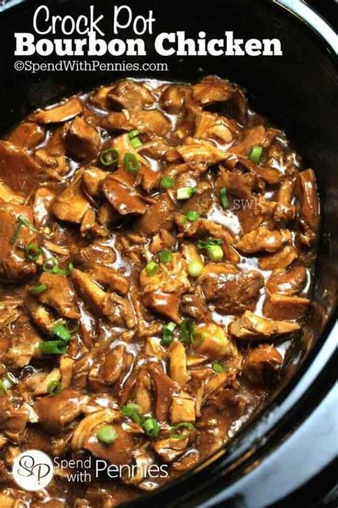 Omit water and vegetables, substitue with 3 cups chicken broth, and use bisquick drop dumplings instead of the biscuits. Crock Pot Bourbon Chicken - The Best Blog Recipes