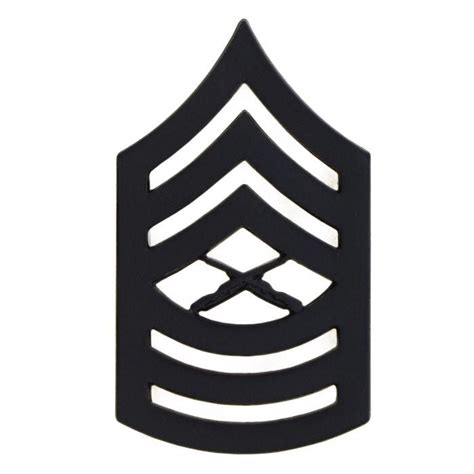 Usmc Black Collar Chevron Master Sergeant Brass Insignia Of The Corps