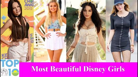 top 10 most beautiful disney girls youtube