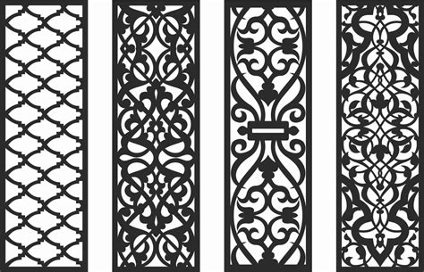 Decorative Screen Patterns For Laser Cutting 127 Free Dxf File Free