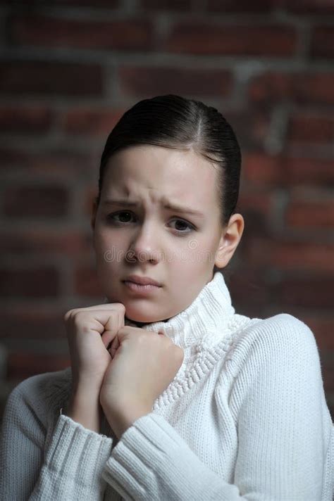 Depressed Teenage Girl Stock Photo Image Of Adult Frustrated 23096158
