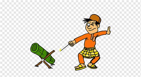 Free aidilfitri cartoon vector download in ai, svg, eps and cdr. Man holding stick with fire art, Eid al-Fitr Cartoon ...
