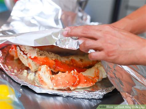 Place crab legs on a large rimmed baking sheet. 5 Ways to Cook King Crab Legs - wikiHow