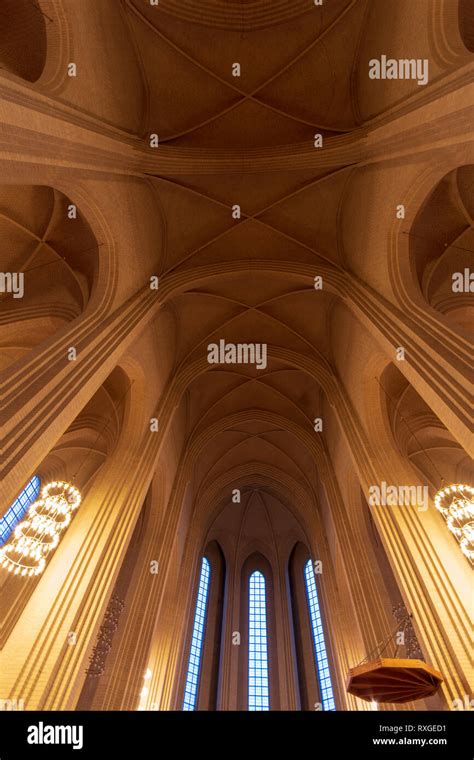 Beautiful And Majestic Grundtvigs Church Copenhagen Denmark With Unique