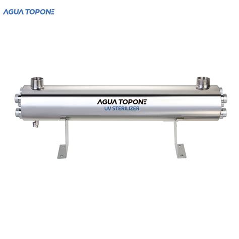 Agua Topone 330w Dn50 Flange Connection Uv Sterilizer Water Treatment System 254nm Uv Light