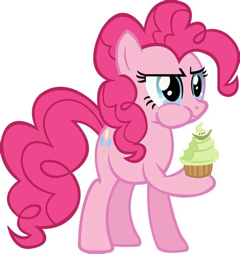 Pinkie Pie Eating A Cupcake Mlp Fim Vector By Ponyengineer On Deviantart