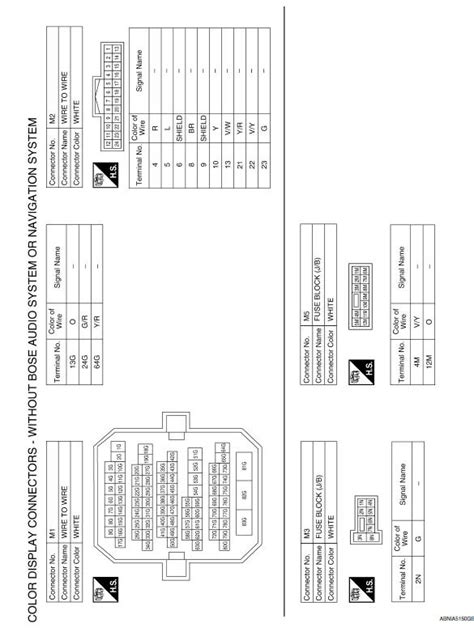 We did not find results for: Nissan Maxima Service and Repair Manual - Wiring diagram - Audio, visual & navigation system