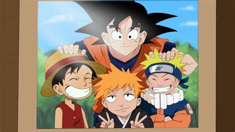 Free Download Naruto Goku Luffy And Ichigo Coloring By Nohealsfoyou