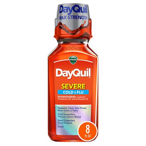 Dayquil Severe Cold And Flu Liquid Vicks