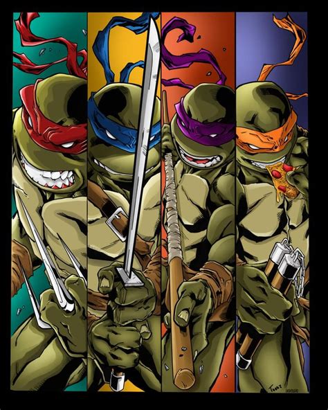 Ninja Turtles Tmnt Colors By Likwidlead On Deviantart In 2020 With