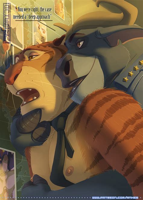 rule 34 anhes anthro bovine buffalo chief bogo disney feline gay male mammal nipples pecs