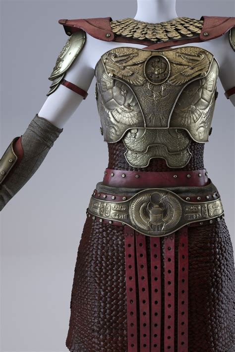 Egyptian Female Armor V Costume Armour Female Armor Fantasy Clothing