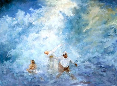 Dancing At The Gates Of Heaven Painting Heaven Painting Painting