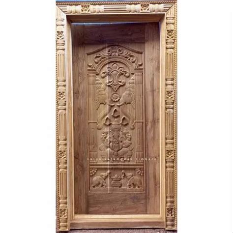 Exterior Main Entrance Teak Set Wooden Doors For Home 78x36 At Rs