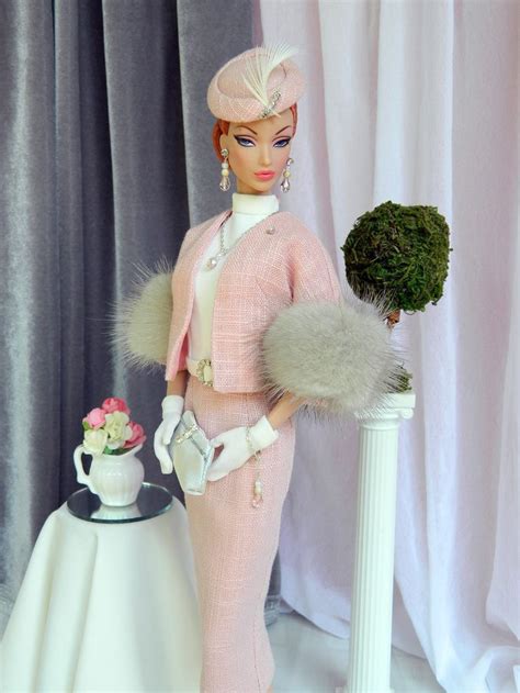 pink frost ooak fashion royalty silkstone barbie by joby originals ooak fashion fashion