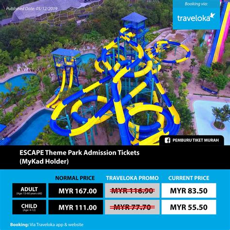 Harga Tiket Escape Water Park Penang Sebastian Langdon