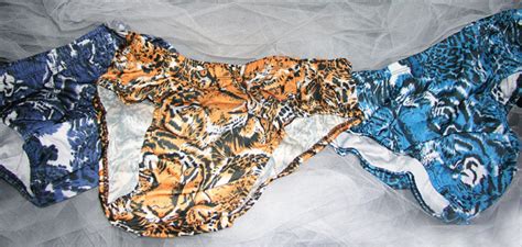 Tiger Print Mens Briefs Variety Of Tiger Colors Medium