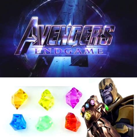 Joias Do Infinito Thanos Ironman Vingadores Marvel Gemas Elo