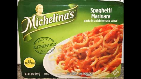 Michelinas Spaghetti Marinara Review Youtube