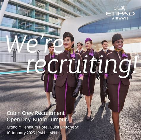 Etihad Airways Cabin Crew Open Day [kuala Lumpur] 10 January 2023 Better Aviation