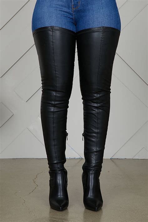 Extreme Thigh High Stretch Boots Preorder Only Ship 12 10 Thigh Boot Thigh High Boots Over