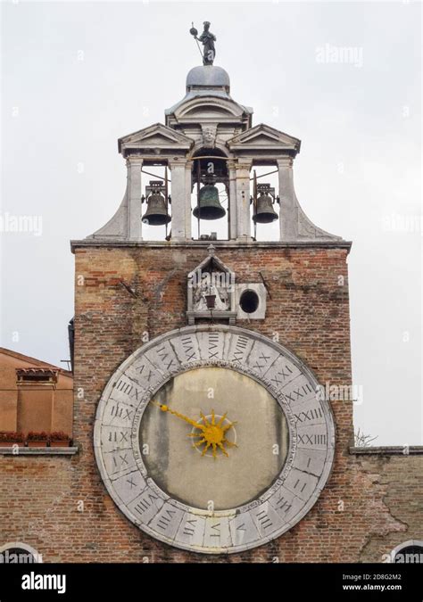 The Bell Gable And Clock Of San Giacomo Di Rialto Which According To