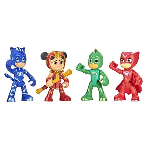 Buy Pj Masks Heroes And An Yu Figure Set Preschool Toy 4 Poseable