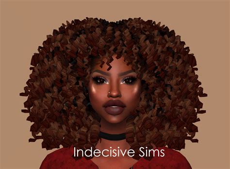 The Sims 4 Custom Content Hair Afro Ramlasopa