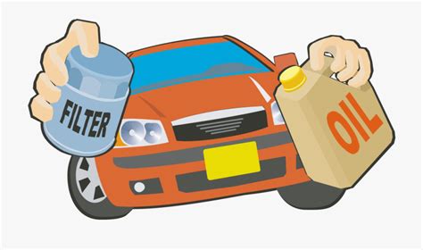 Cartoon Automobile Repair Shop Motor Vehicle Service Oil