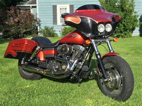 Transform your motorcycle into a touring machine! fatbob batwing fairing & hard bags - Harley Davidson Forums