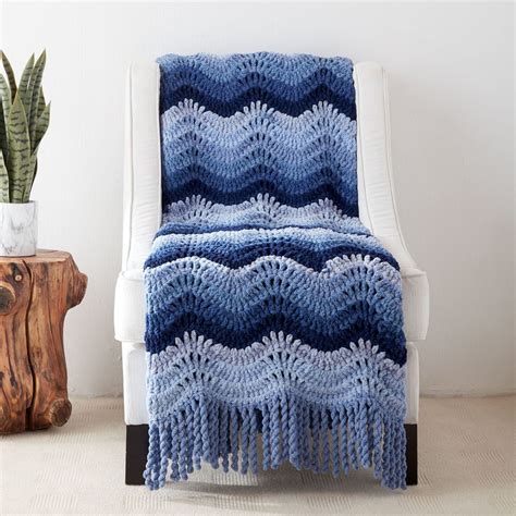 Bernat High Tide Crochet Blanket Pattern Yarnspirations Crochet