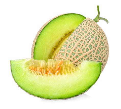 Premium Photo Green Melon Isolated On White Clipping Path