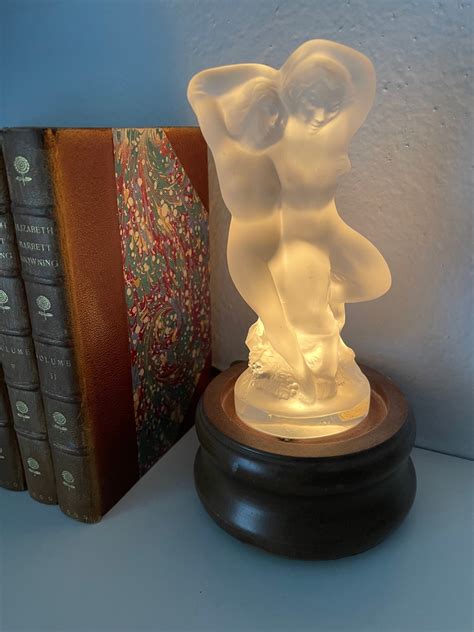 Vintage Lalique France Le Faune Crystal Figurine Pan Faune And Etsy