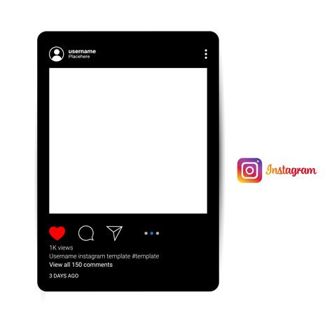 Instagram Post Template Set 7119799 Vector Art At Vecteezy