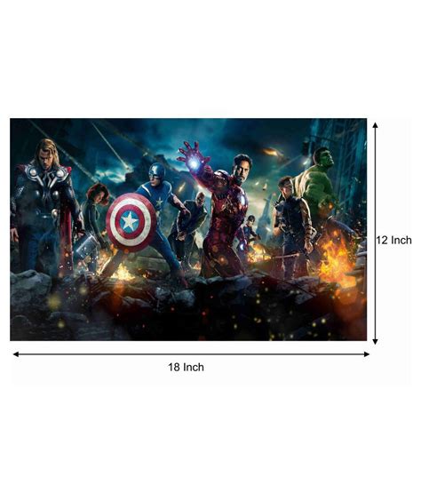 Avengers Wall Poster For Room M66 Buy Online At Best Price In India
