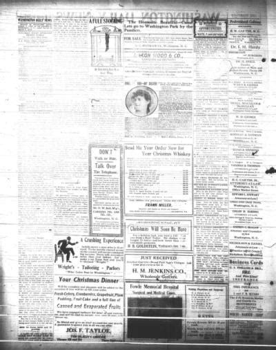 Washington Daily News Washington Nc 1909 Current December 18
