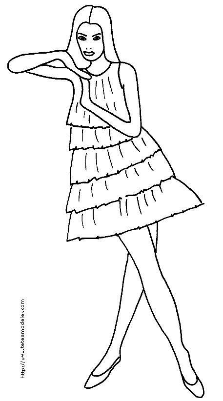 300 x 212 jpg pixel. Modellen kleurplaten