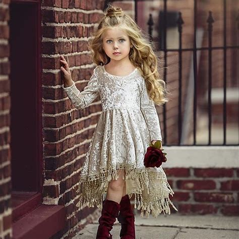 Emmababy 0 5y Kids Baby Girl Velvet Dress Children Princess Long Sleeve