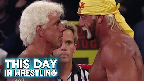 This Day In Wrestling Hulk Hogan Vs Ric Flair On WWE Raw May 13th
