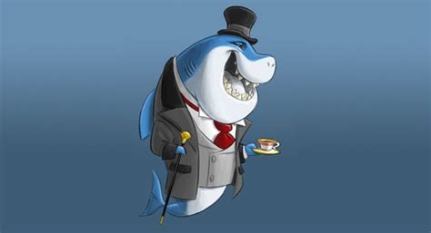 Gentleman Shark Copyright © Cedric Hohnstadt Sketch Book Creating