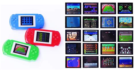 Handheld Gaming System With 268 Games 3 Colors